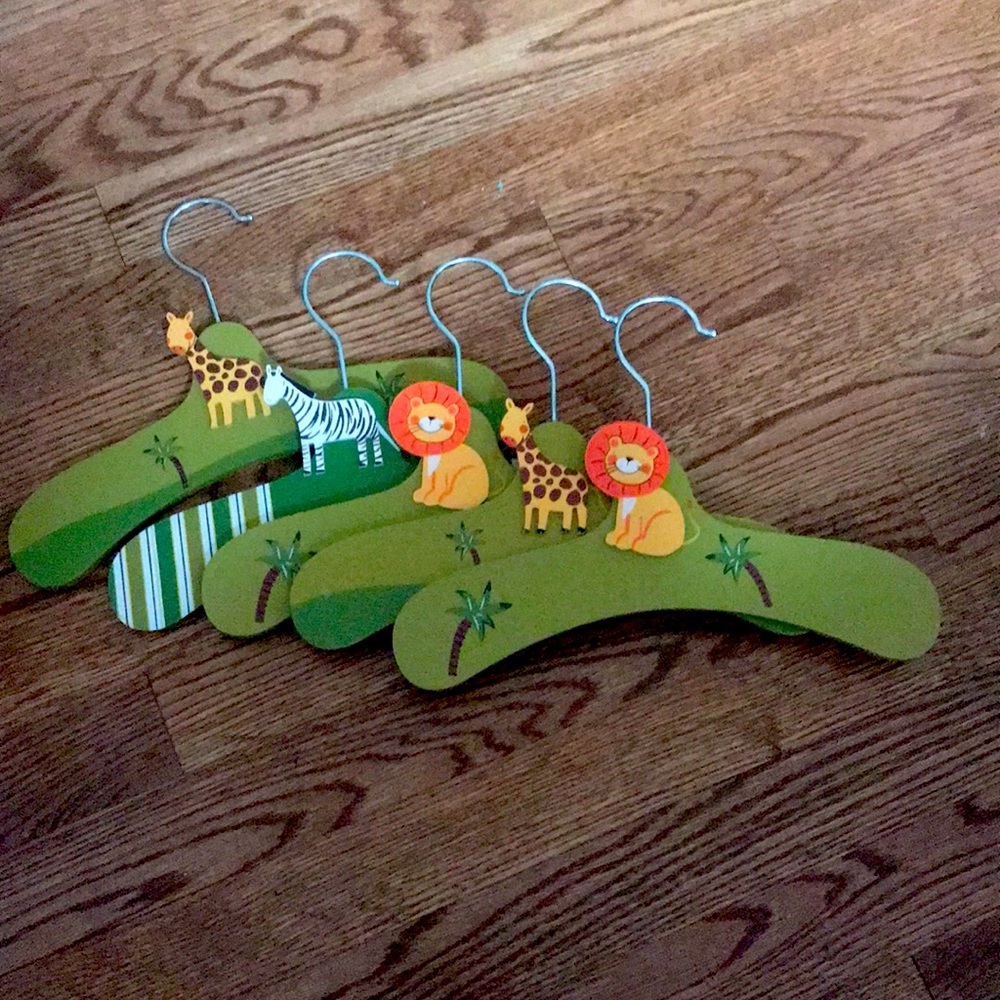 Safari themed Baby Hangers